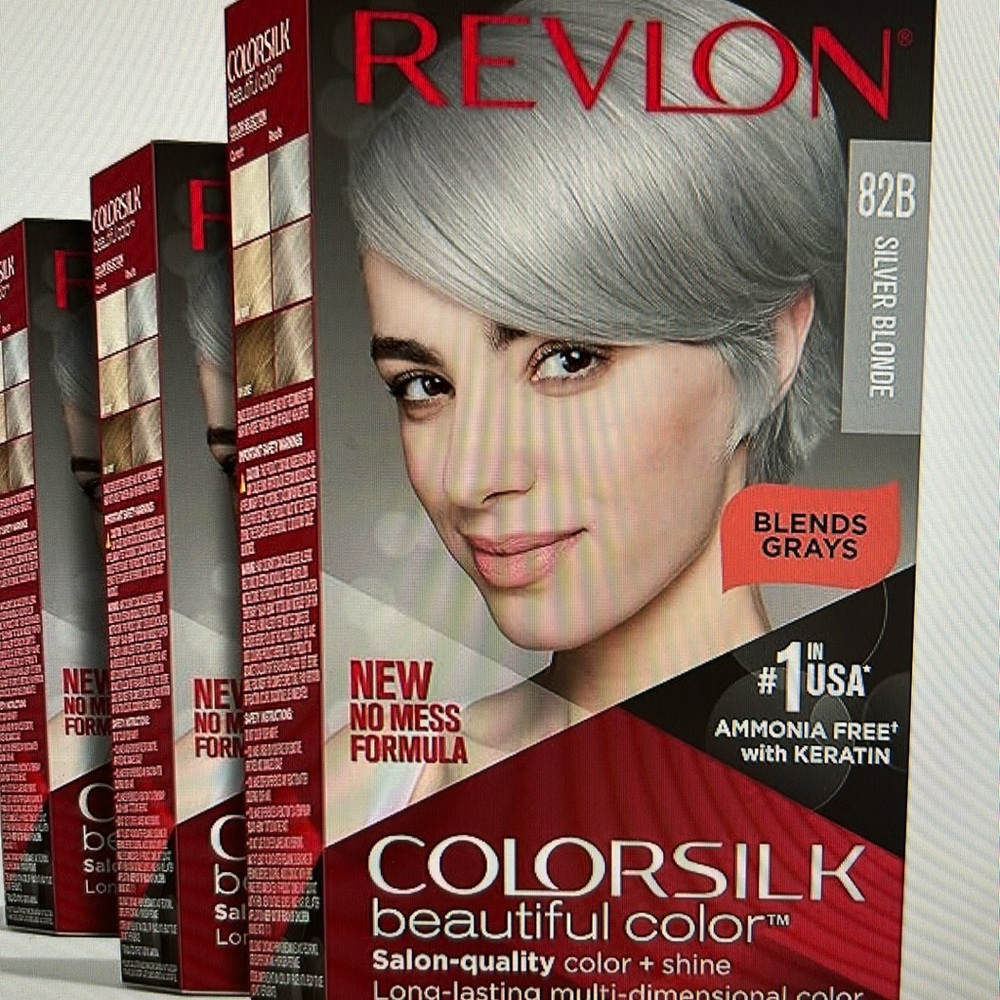 Revlon Colorsilk Silver Blonde Hair Dye Kit - Pack of 2